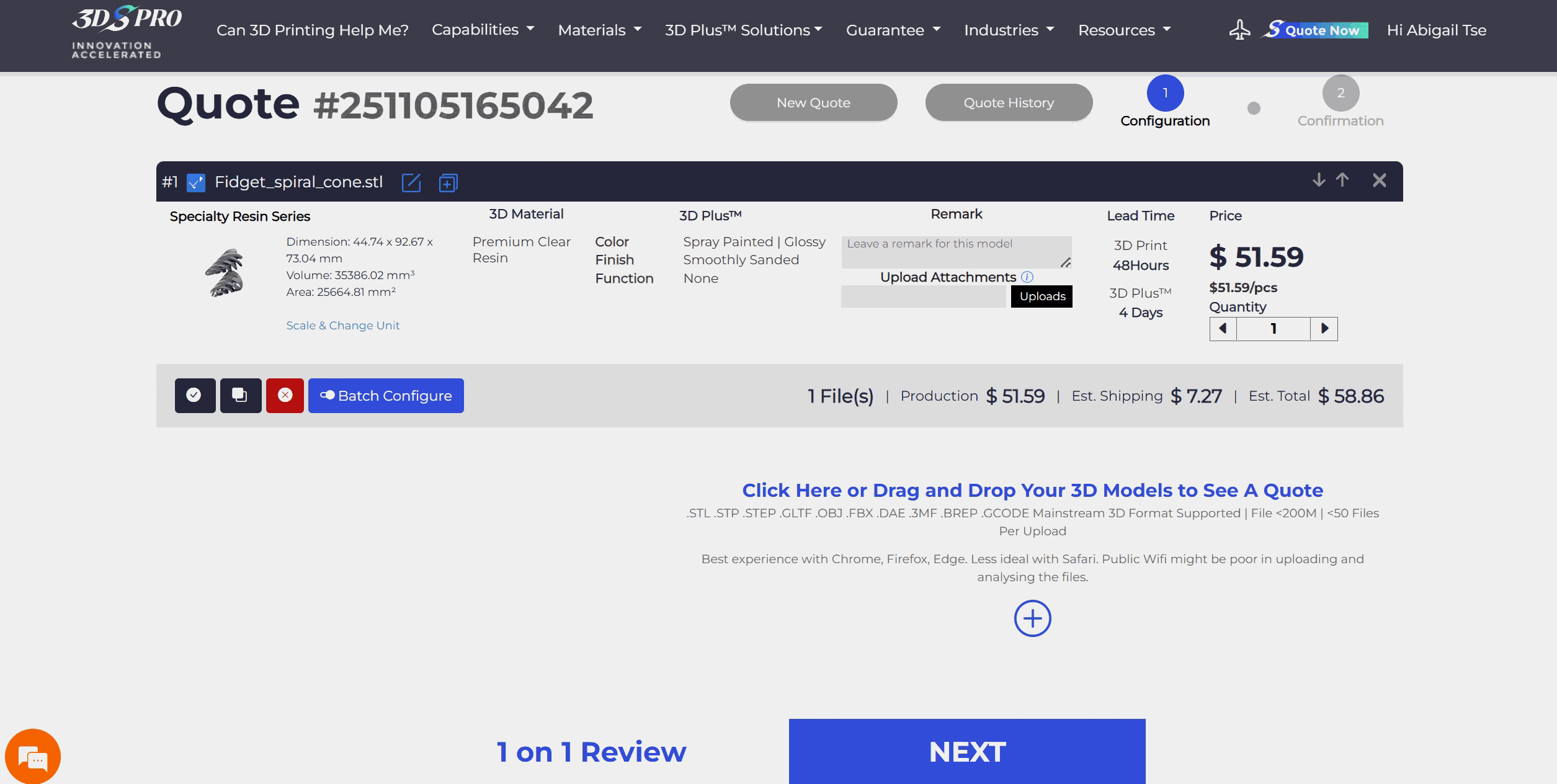 squote collapsible material categories